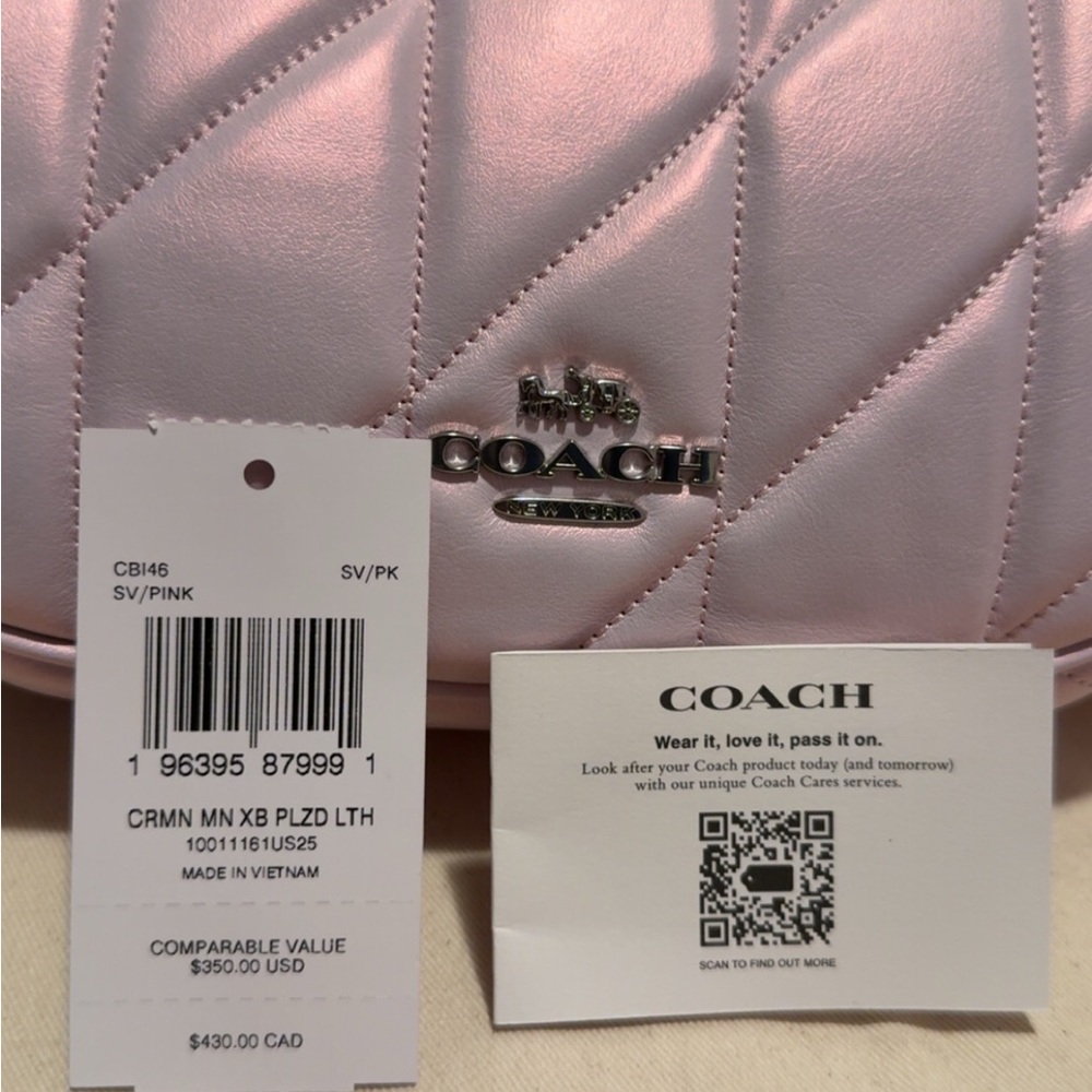 Coach Carmen Quilted Leather Shoulder Bag - Picture 7 of 7